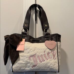 Juicy Couture Vintage Dreams Angel/Chocolate Tote